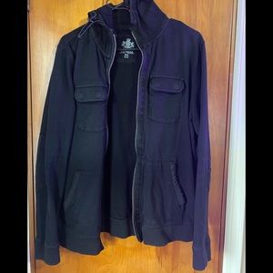 Men’s Express black toggle hoodie